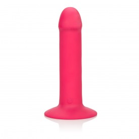 Розовый перезаряжаемый фаллоимитатор Luxe Touch-Sensitive Vibrator - 16,5 см.